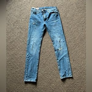 Men’s Levi’s 510 distressed jeans 30x32